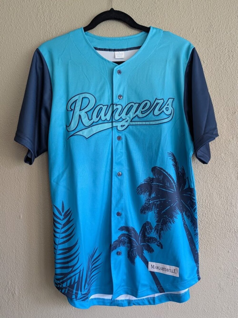 Texas Rangers x Margaritaville Theme Night Stadium Giveaway Jersey